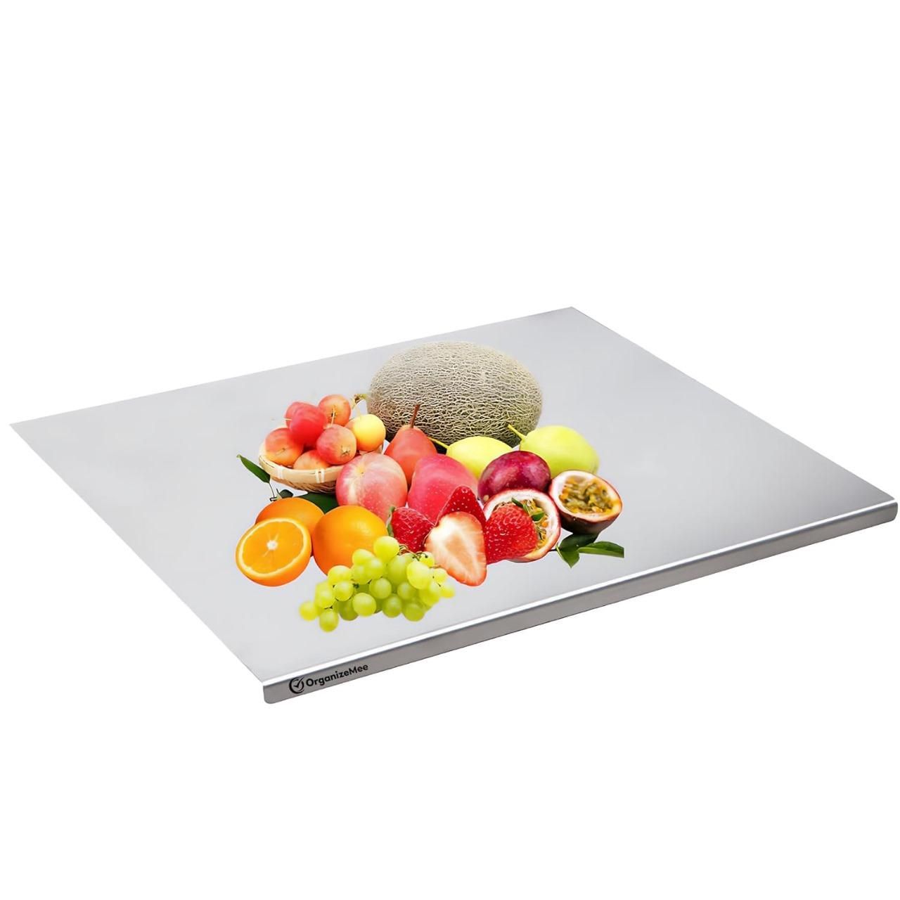 Premium & Hygienic Stainless Steel Chopping Board (35x31cm)