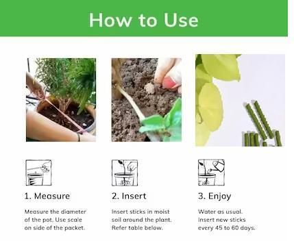 Plant Fertilizer Sticks (Pack of 2 & 4)
