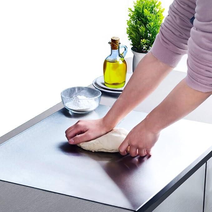 Premium & Hygienic Stainless Steel Chopping Board (35x31cm)