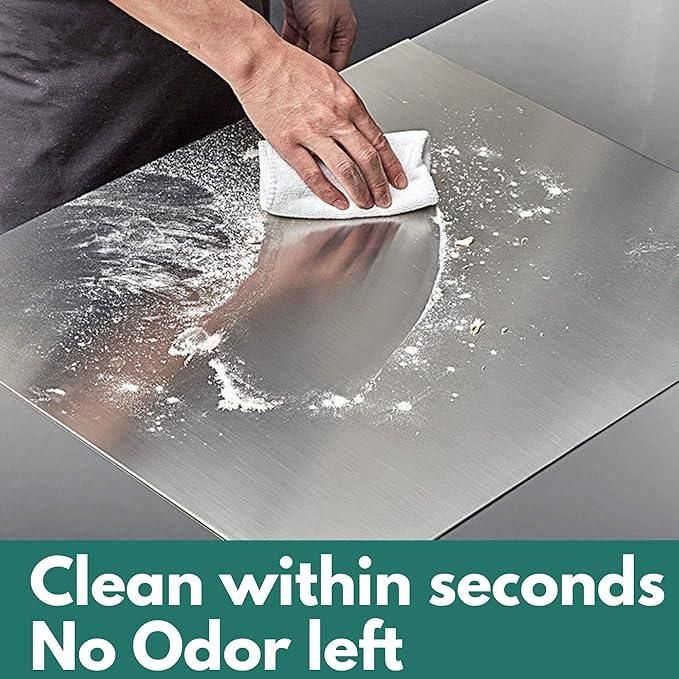 Premium & Hygienic Stainless Steel Chopping Board (35x31cm)