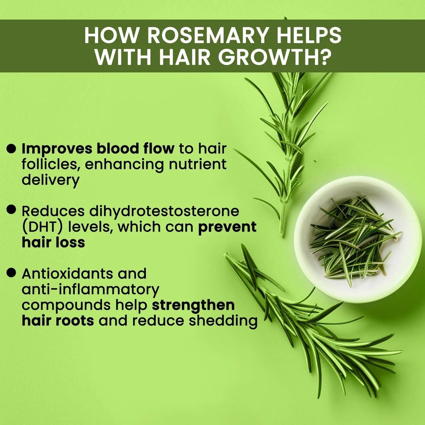 Rosemary Hair Spray for Hair Regrowth (Buy 1 Get 2 Free | 100ml Each)